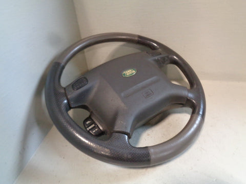 Discovery 2 Steering Wheel Grey Leather Horn Switches Land Rover R19034