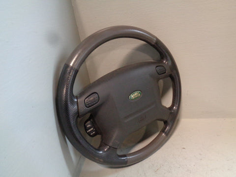 Discovery 2 Steering Wheel Grey Leather Horn Switches Land Rover R19034