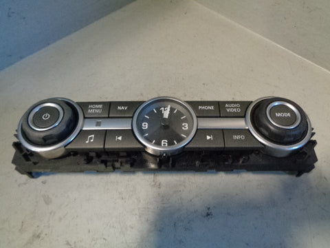 Discovery 4 Radio Stereo Control Panel and Clock AH22-18C858-BE Land Rover