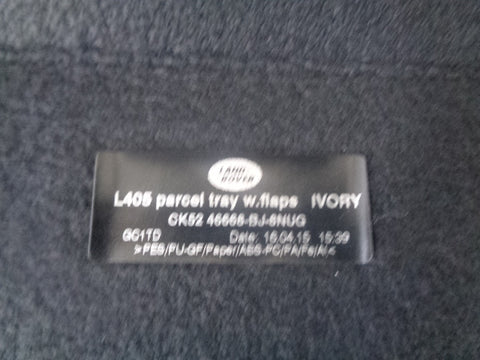 Range Rover L405 Parcel Shelf Luggage Load Cover in Ivory CK52 46666-BJ