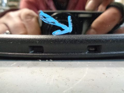 Rear View Mirror Interior Auto Dim Bottom Sensor Discovery 3