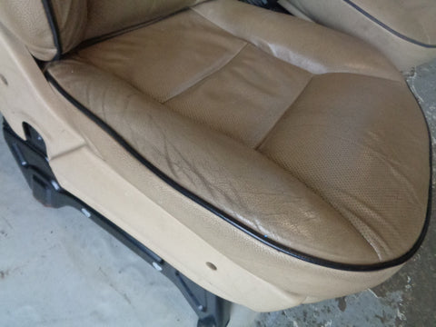 Discovery 2 Seats Beige Manual Leather x5 Land Rover 1998 to 2004 06033