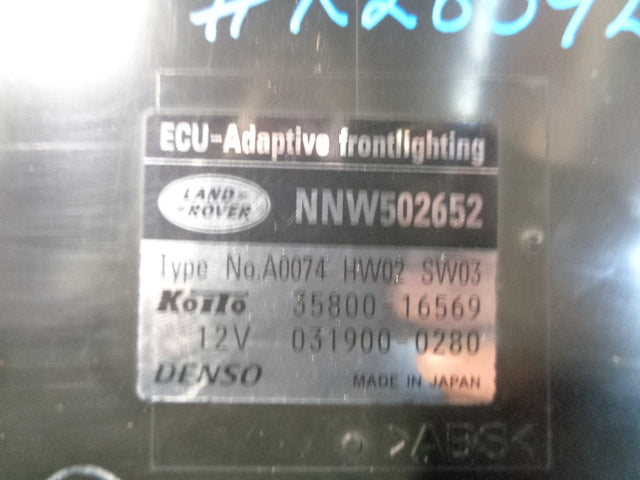 Discovery 3 Adaptive Xenon Headlight Module NNW502652 ECU