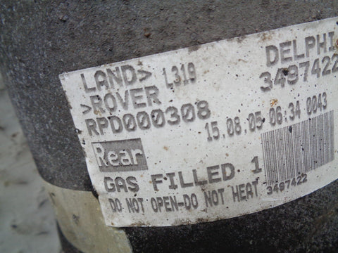 Discovery 3 Rear Suspension Shock Absorber Strut Land Rover RPD000308 K30014