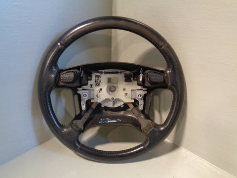 Discovery 2 Steering Wheel Land Rover Black Leather with Horn Buttons R15123