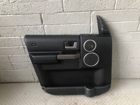 Discovery 3 Door Cards Black Set of 4 Grey Trim Land Rover 2004 to 2009 J12086