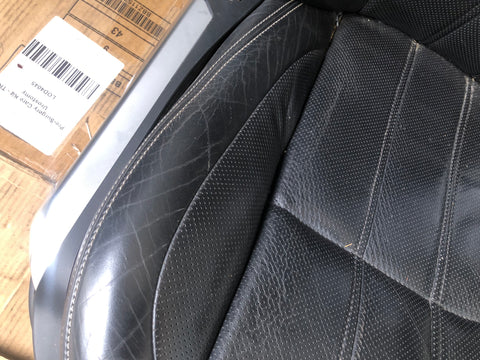 Range Rover L322 Leather Seats Black Heated Facelift 2010 to 2013 L29076