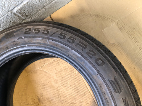 Road X RX Quest Part Worn Tyre 255/55R20 5mm Tread 255 55 20 D01076A