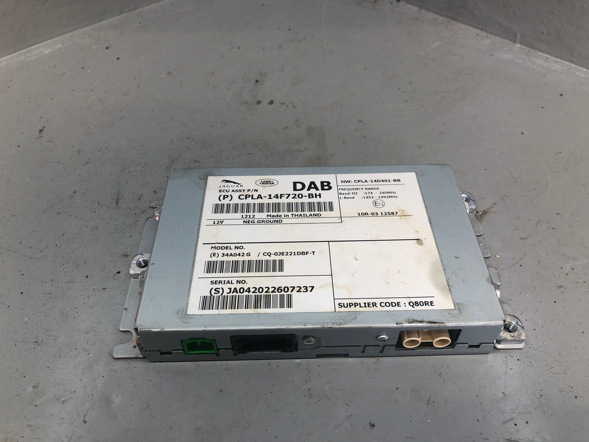 Jaguar XF DAB Radio Module CPLA-14F720-BH X250 2007 to 2015