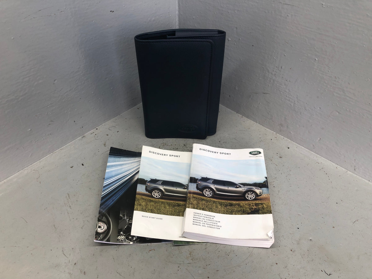 Discovery Sport Handbook Manual in Wallet L550 Land Rover 2014 to 2019 L12086