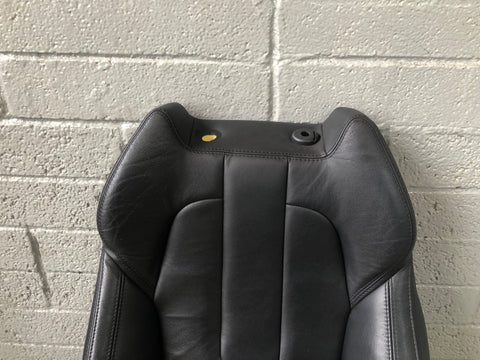 Range Rover Evoque Seat Back Front Near Side Leather Black 3 Door 2011 to 2015