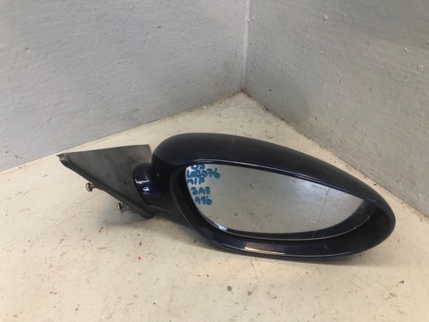 Porsche Boxster 986 Door Mirror Off Side Lapis Blue Metallic 1996 to 2004