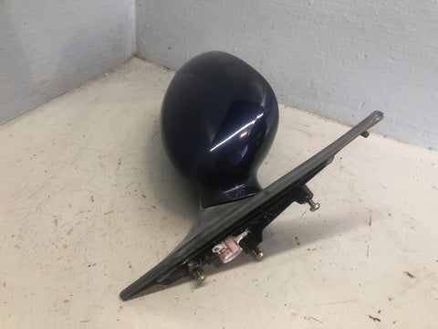 Porsche Boxster 986 Door Mirror Off Side Lapis Blue Metallic 1996 to 2004