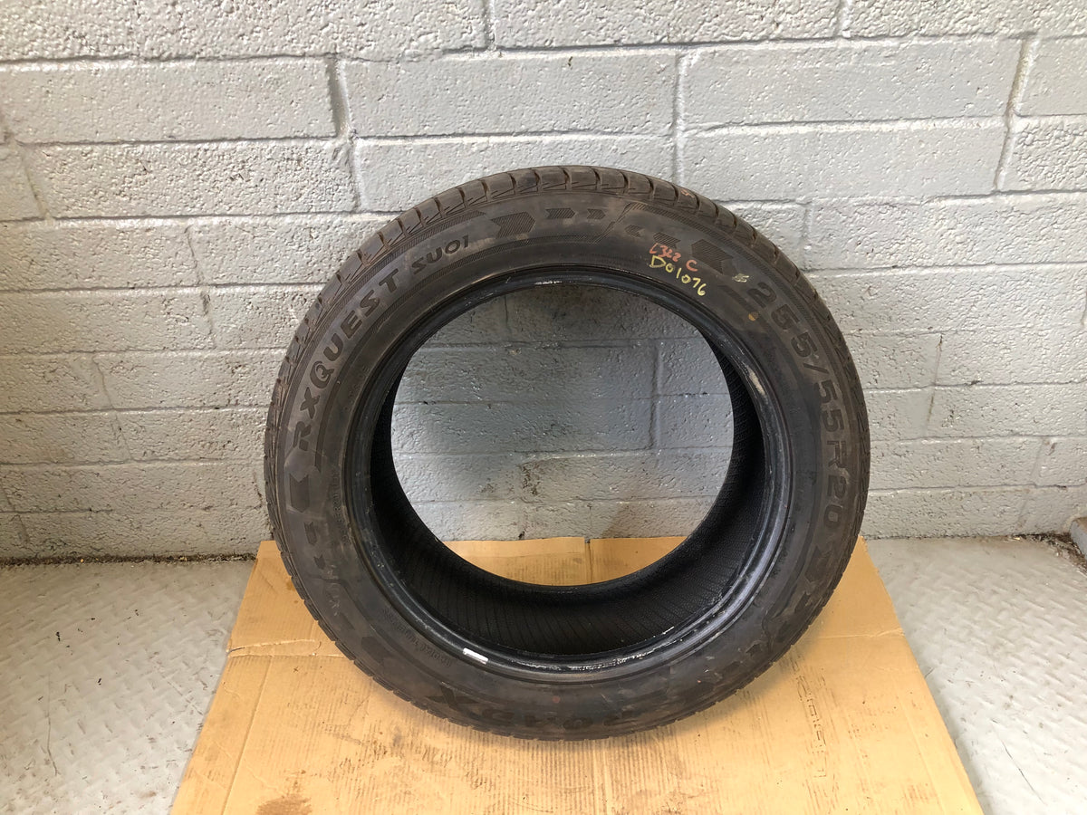 Road X RX Quest Part Worn Tyre 255/55R20 5mm Tread 255 55 20 D01076C