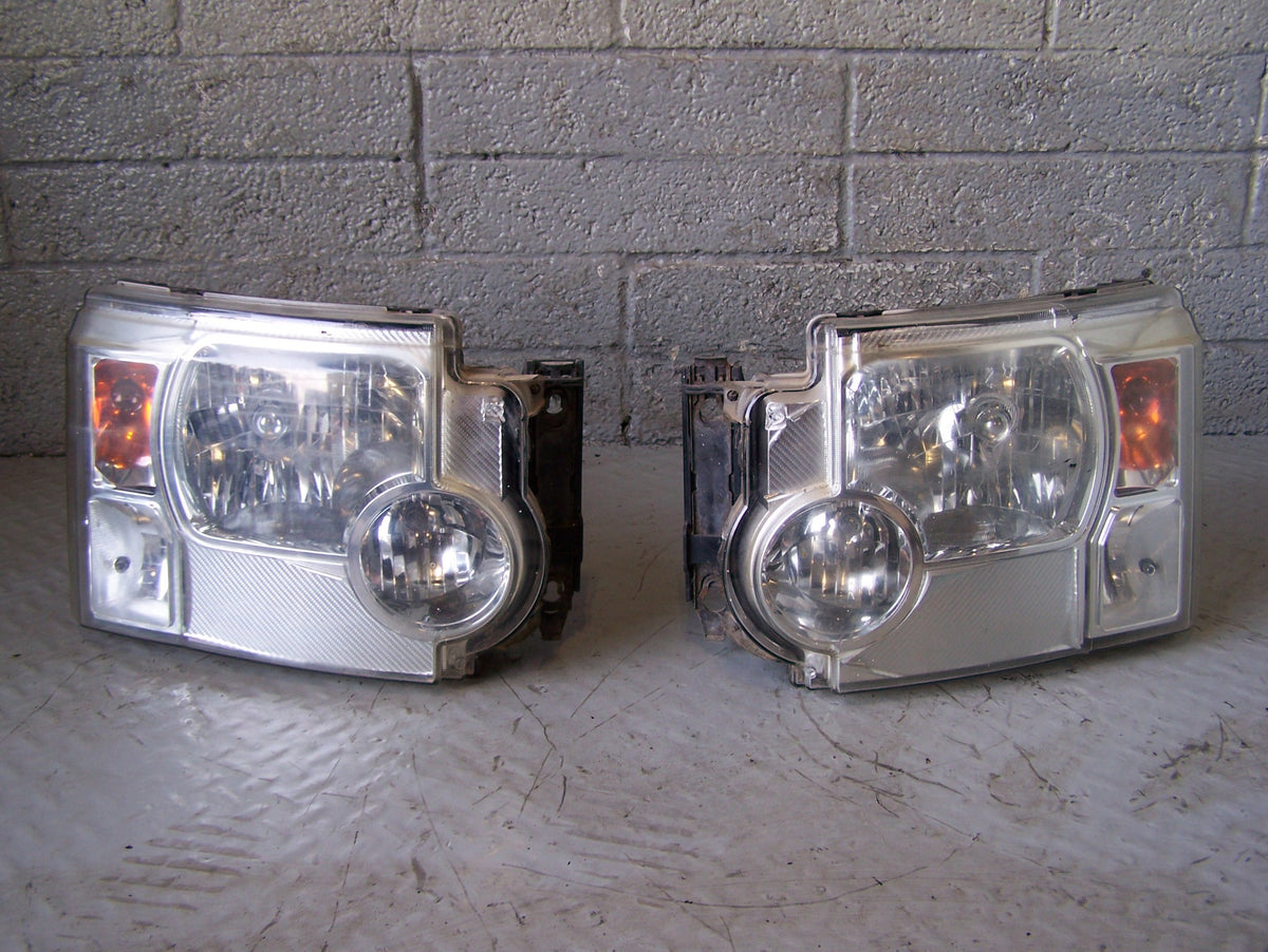 Discovery 3 Headlights Halogen Pair XBC500032 XBC500022 Land Rover L04075