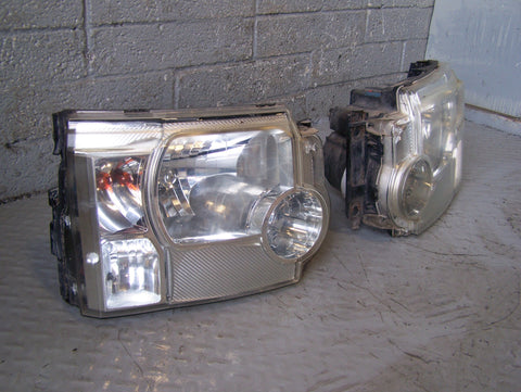 Discovery 3 Headlights Halogen Pair XBC500032 XBC500022 Land Rover L04075
