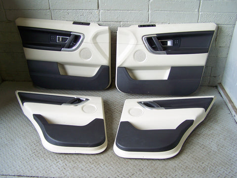 Discovery Sport Door Cards Set of 4 in Cirrus and Black L550 2014 to 2019