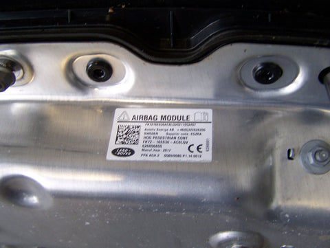 Discovery Sport Bonnet Airbag Pedestrian Grey Land Rover 2014 to 2019