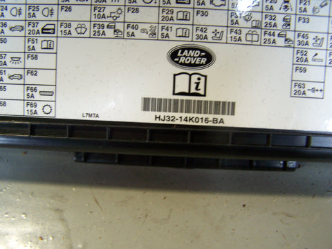 Discovery Sport Fuse Box Cover HJ32-14K016-BA L550 Land Rover 2014 to 2019