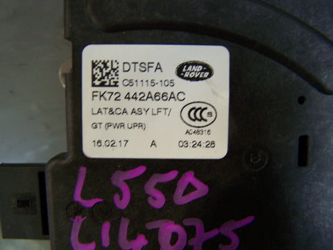 Discovery Sport Tailgate Actuator FK72 442A66AC L550 Land Rover 2014 to 2019