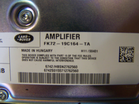 Discovery Sport Amplifier Amp FK72-19C164-TA L550 Land Rover 2014 to 2019