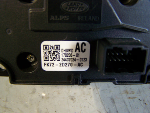 Discovery Sport Air Flow Panel FK72-2D270-AC L550 Land Rover 2014 to 2019
