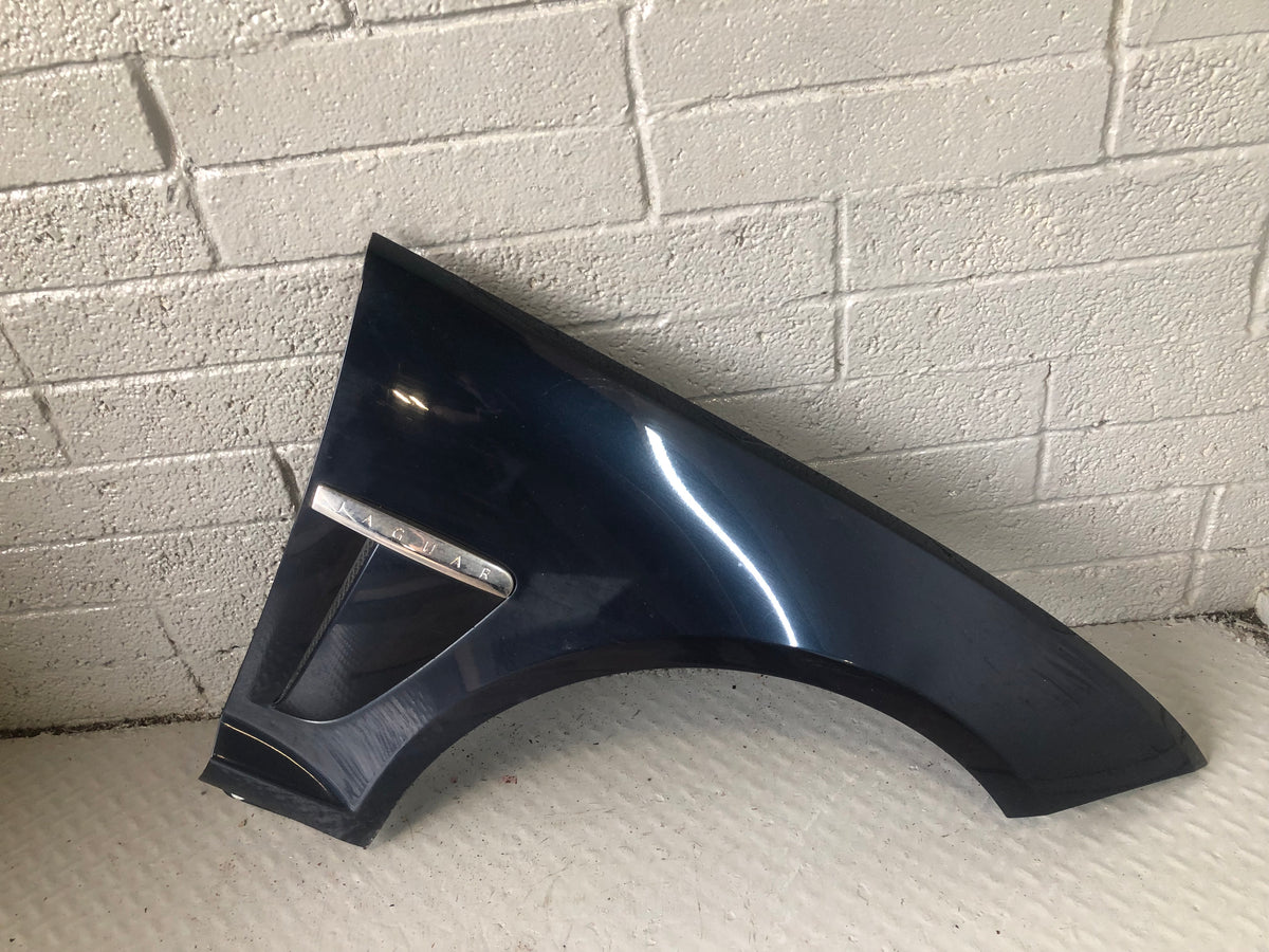 Jaguar XF Wing Front Off Side Right Indigo Blue Metallic JJX X250 2008 to 2015