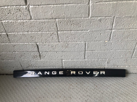 Range Rover Sport Tailgate Trim Santorini Black Facelift 2011 to 2013 D16076