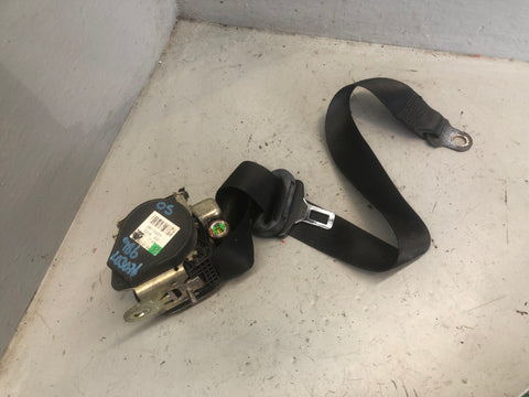 Porsche Boxster 986 Seat Belt Off Side Right in Black 1999 to 2004