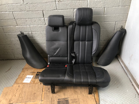 Range Rover L322 Leather Seats Black Heated Facelift 2010 to 2013 L29076