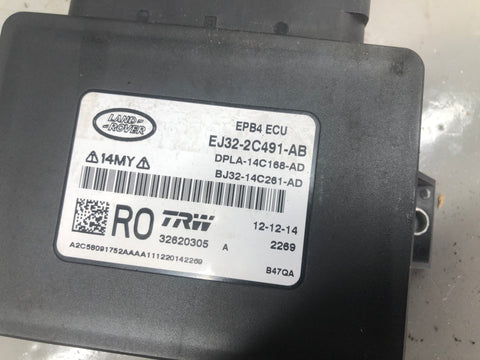 Range Rover Evoque Electric Parking Handbrake Module EJ32-2C491-AB 2011 to 2018