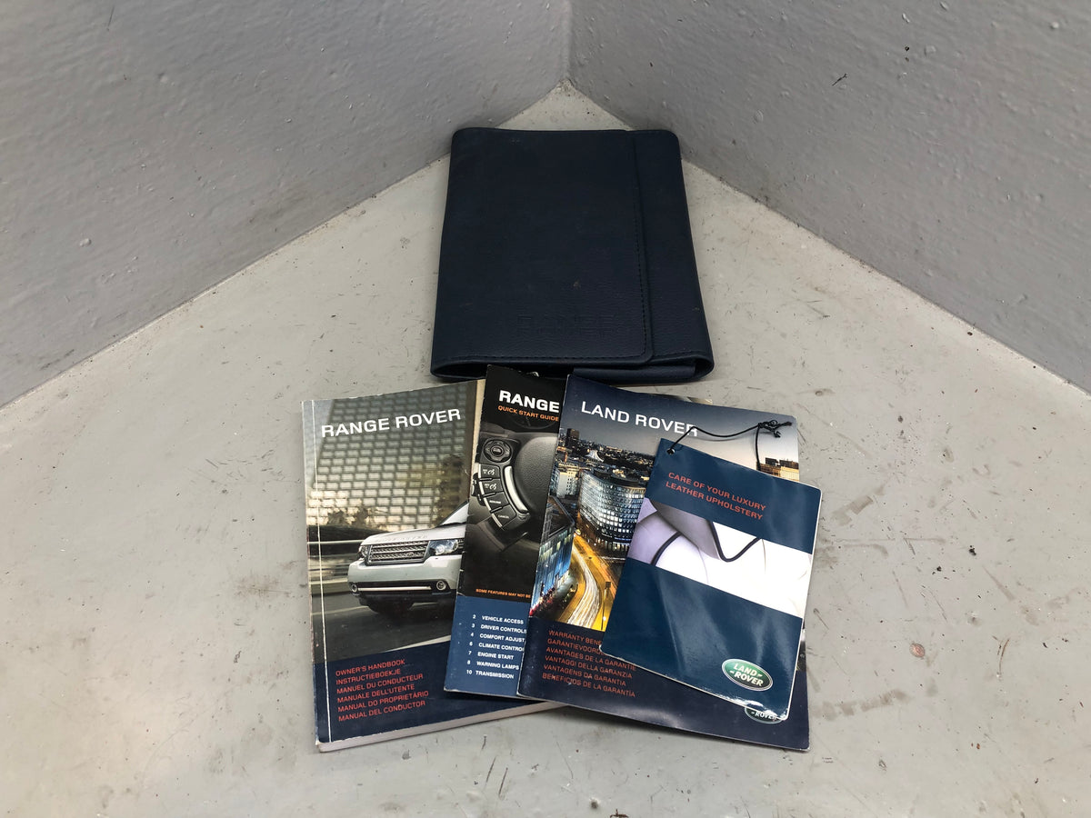 Range Rover Handbook Manual User Guides in Wallet L322 Late Facelift L29076