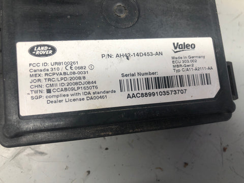 Range Rover L322 Blind Spot Warning Control Module AH42-14D453-AN 2010 to 2013