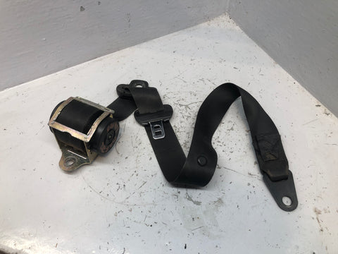 Discovery 2 Seat Belt Assembly Off Side Front in Black Land Rover 1998 to 2004
