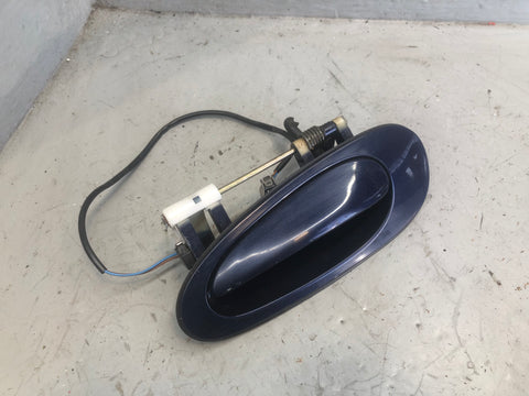 Porsche Boxster 986 Door Handle Exterior Left Lapis Blue Metallic 1996 to 2004