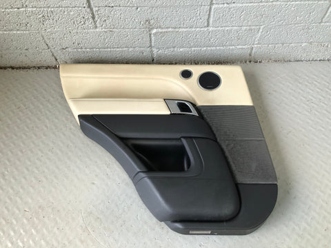 Range Rover Sport Door Cards Set Black and Ivory L494 2014 to 2018 L14096