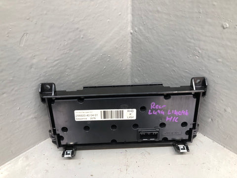 Range Rover Sport Rear Heater A/C Control Panel L494 DPLA-18D687-BC 2014 to 2022