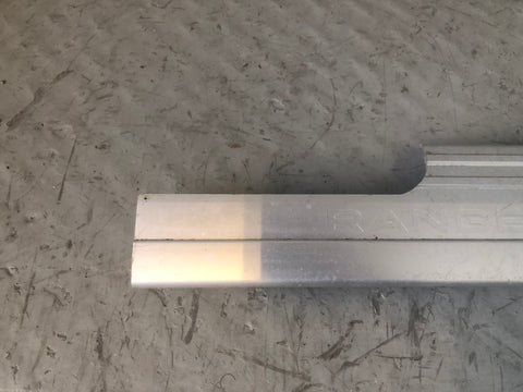 Range Rover L322 Kick Plates Full Set of 4 Aluminium Black 2002 to 2013 D01076