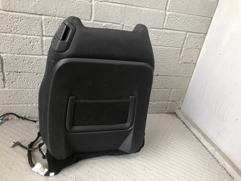 Range Rover Evoque Seat Back Front Near Side Leather Black 3 Door 2011 to 2015