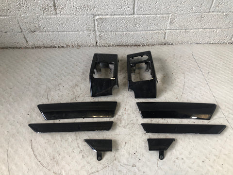 Range Rover L322 8 Piece Trim Dashboard Finisher Kit in Piano Gloss Black L29076
