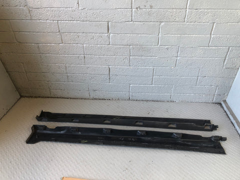 Freelander 2 Sill Cover Trims Pair Land Rover 2006 to 2014 Black Plastic L05086