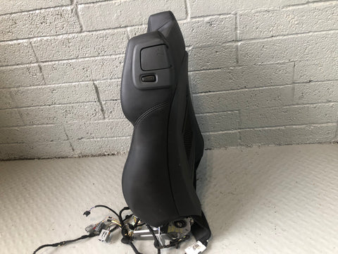 Range Rover Evoque Seat Back Front Near Side Leather Black 3 Door 2011 to 2015