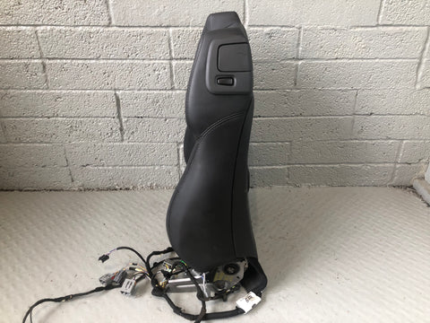 Range Rover Evoque Seat Back Front Near Side Leather Black 3 Door 2011 to 2015
