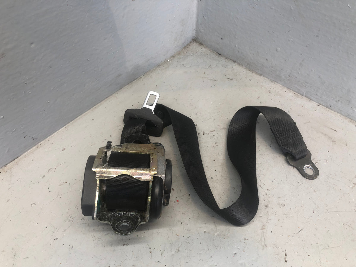Porsche Boxster 986 Seat Belt Near Side Left in Black 1999 to 2004