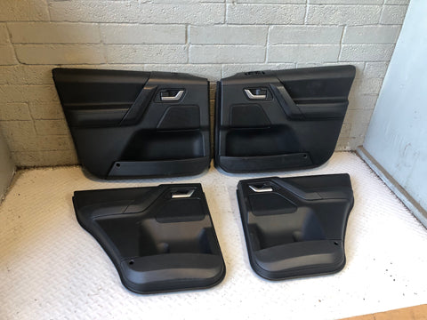 Freelander 2 Door Cards Set of 4 in Black Cloth Land Rover 2006 to 2010 D02106