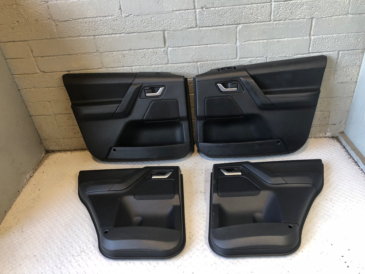 Freelander 2 Door Cards Set of 4 in Black Cloth Land Rover 2006 to 2010 D02106
