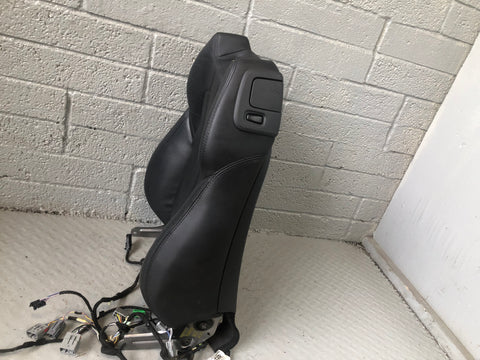Range Rover Evoque Seat Back Front Near Side Leather Black 3 Door 2011 to 2015