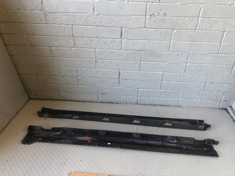 Freelander 2 Sill Cover Trims Pair Land Rover 2006 to 2014 Black Plastic J31076