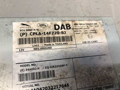 Range Rover Sport DAB Radio Module L494 CPLA-14F720-BJ 2014 to 2022