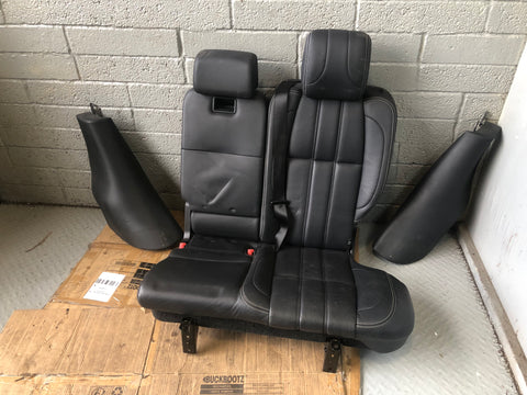 Range Rover L322 Leather Seats Black Heated Facelift 2010 to 2013 L29076